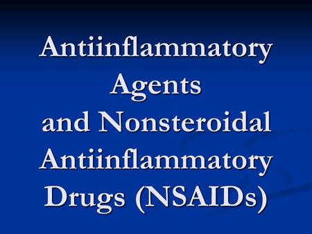 glucocorticosteroids