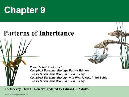 Patterns of Inheritance