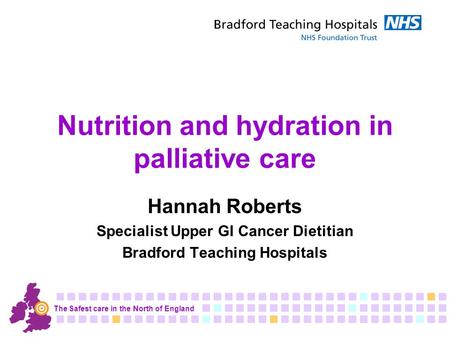 Nutrition and hydration in palliative care