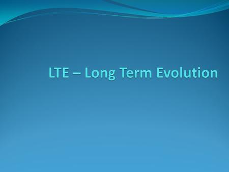 LTE Dimensioning 2008-01-29 Ericsson AB 2008.