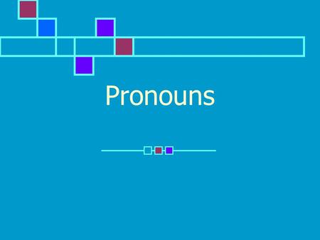 Pronouns. What is a pronoun? A pronoun is a word that is used in place of one or more nouns or pronouns.