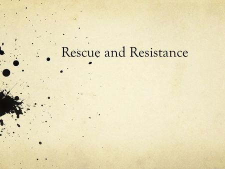 Rescue and Resistance. Jewish Fighting Organization Established July 22, 1942, Germans began massive deportations of Jews until September 12, 1942 More.