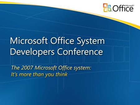 Microsoft Office Business Scorecard Manager 2005 : Programming Business Intelligence Features John Hooper Service Line Architect Microsoft Corporation.