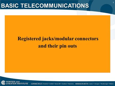 BASIC TELECOMMUNICATIONS