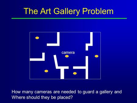 The Art Gallery Problem