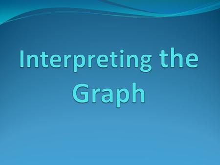 Distance/Time Graphs A distance/time graph shows how far an object travels over a certain time. Always pay attention to the titles on the x axis and the.