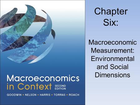 Macroeconomic Measurement: Environmental and Social Dimensions