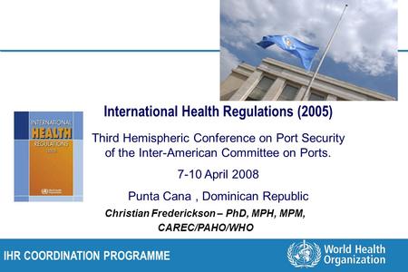 International Health Regulations (2005)