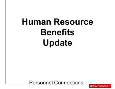 Retirement Workshop Human Resource Benefits Update Personnel Connections.