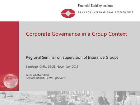 Corporate Governance in a Group Context