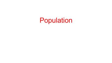 Population.