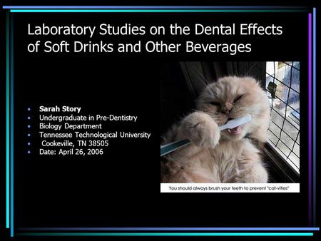 Sarah Story Undergraduate in Pre-Dentistry Biology Department