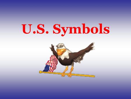 U.S. Symbols.