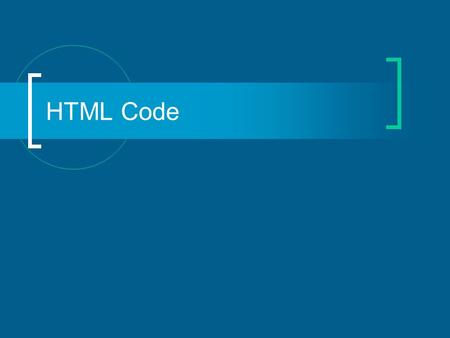 HTML Code. What we will cover Basic HTML Body Font Images Hyperlinks Tables Frames.