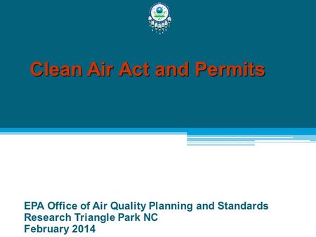 Clean Air Act and Permits