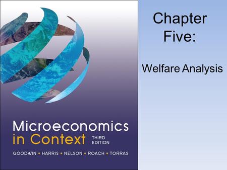 Chapter Five: Welfare Analysis. Consumer Surplus.