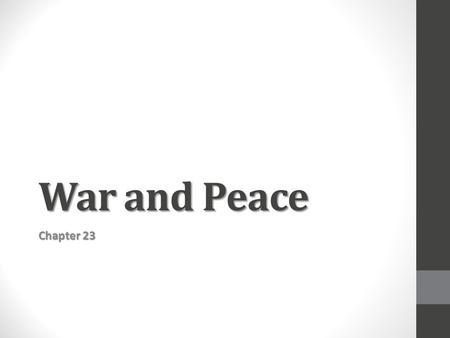 War and Peace Chapter 23. Section 1: Texans Support the War Dictators Come to Power The Great Depression of the 1930s: was not confined to the US Some.