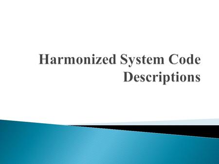 HS Code 01 – Live Animals (Not Covered under FSSAI) HS Code 01 – Live Animals HS Code 02 – Meat and Edible Meat Offal HS Code 03- Fish & Crustaceans,