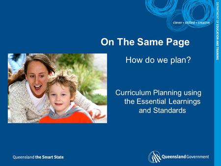 Curriculum Planning using the Essential Learnings and Standards