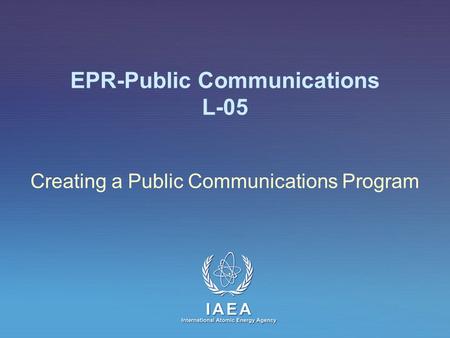 EPR-Public Communications L-05