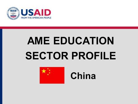 AME Education Sector Profile