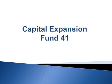  What is it?  How is equalization aid affected by a Fund 41?  How many districts have a Fund 41?  Why do districts establish it?  Why don’t more.