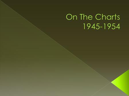  Billboard began a more competitive nature to the music industry. › 1894 Billboard was primarily advertising › 1920’s Billboard focused primarily on.