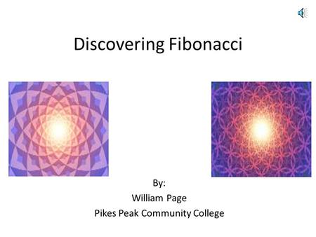 Discovering Fibonacci