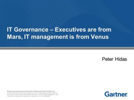 IT Management Evolves — IT Governance Becomes a Critical Enabler