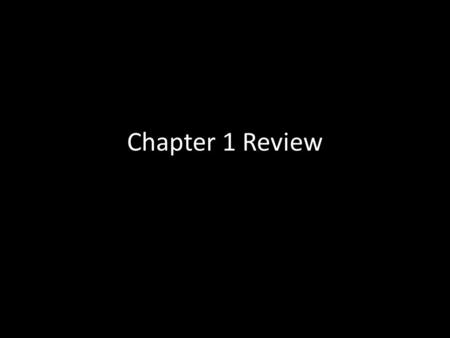 Chapter 1 Review. Living Things... What are the characteristics of living things? There are 5 you need to know... 1.All living things are made of cells.