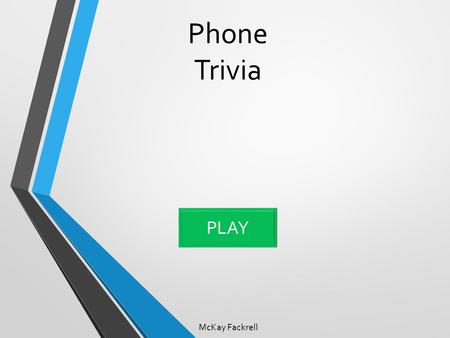 Phone Trivia McKay Fackrell PLAY. What is the current operating system for Apple? Question one iOS 8.1.3 Apple 8 OS X Lion OS X Yosemite.