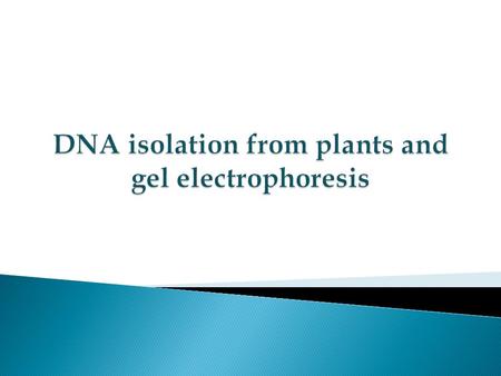  DNA extraction is a procedure used to isolate large amounts of DNA from cell.  DNA can be isolated from plant and animal cells as well as from bacteria.