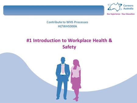 Contribute to WHS Processes HLTWHS300A #1 Introduction to Workplace Health & Safety.