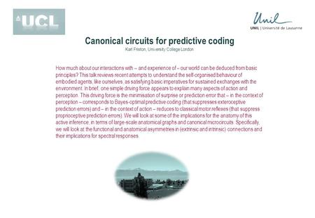 How much about our interactions with – and experience of – our world can be deduced from basic principles? This talk reviews recent attempts to understand.