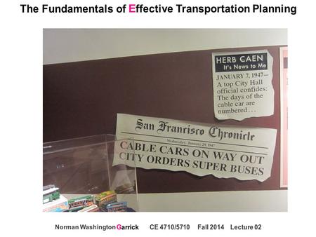 The Fundamentals of Effective Transportation Planning