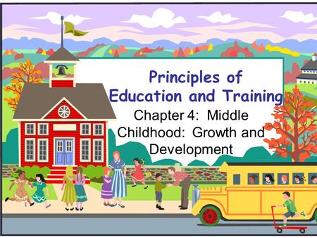 Principles of Education and Training