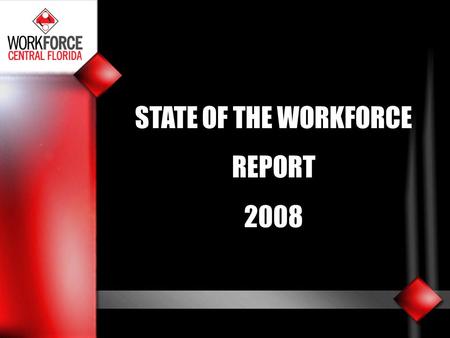 STATE OF THE WORKFORCE REPORT 2008. Study Objectives 1.County Demographics 2.Workforce Challenges Advantages/challenges regional businesses 3.Recruitment.