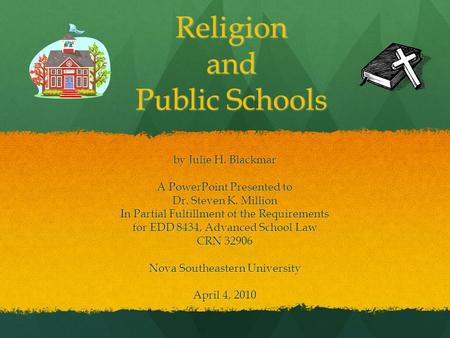 Religion and Public Schools