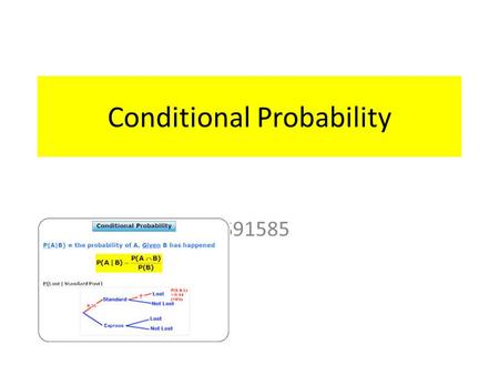 Conditional Probability