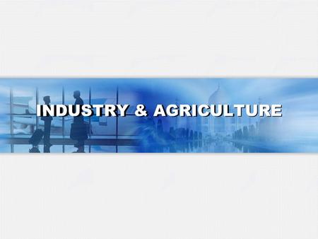 INDUSTRY & AGRICULTURE. Indian Economy Currency-rupee Fiscal year-april1-march31 US$ 1=48 INR in 2002 Now INR 43 Foreign reserves In 92 –93 almost nil.