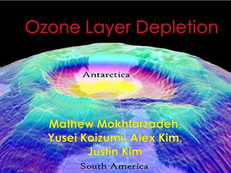  Ozone is a molecule  made of 3 atoms of oxygen  Ozone is a bluish gas  Ozone helps absorbs harmful UV radiation from the sun.