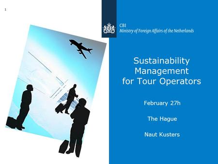 Sustainability Management for Tour Operators