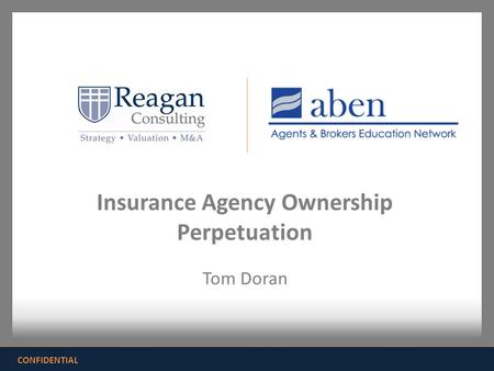 Insurance Agency Ownership Perpetuation