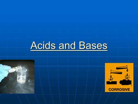 Acids and Bases Hcl and aluminium bomb Add bung rather than screw top?