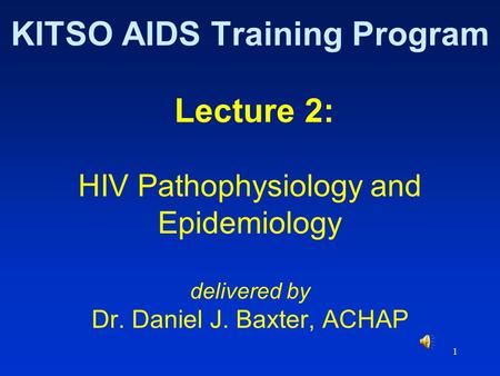 KITSO AIDS Training Program