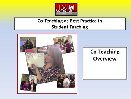 Co-Teaching as Best Practice in Student Teaching