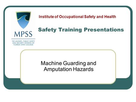 Safety Training Presentations