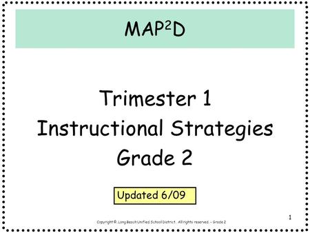 Instructional Strategies