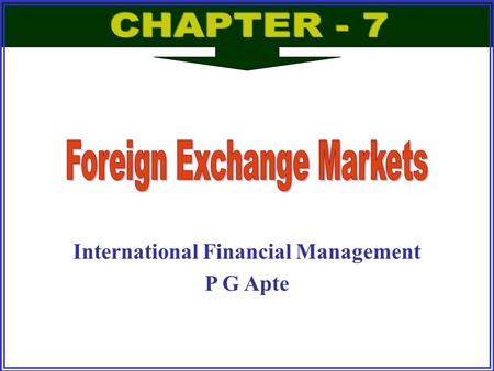 International Financial Management