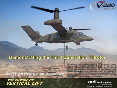 Demonstrating the Third Generation Tiltrotor